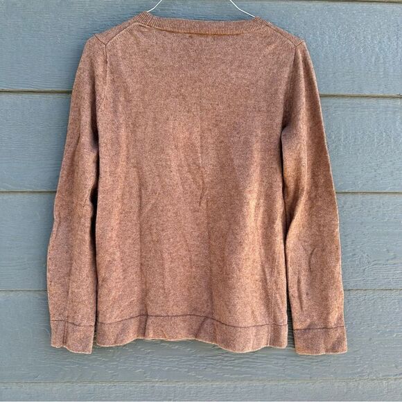 J. Crew Mercantile Womens XS Sweater Crew Neck Brown Long Sleeve Wool Blend - Picture 3 of 8